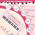 M Sanmersen Keyboard Piano For Kids 37 Keys Music Piano With Microphone Portable