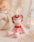 Handmade Crochet Bunny Plush   Soft Amigurumi Rabbit Baby Shower Gift   Stuffed
