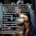 Sex Magic Spell By Carmelita Tarot - Incubus Succubus Lust Spell