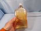 Marigold Carnival Glass Golden Wedding 1 Pint Empty Whiskey Bottle