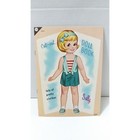 Vintage Lowe Cutout Paper Doll Book Uncut - Vintage - Sally - Made In Usa Book