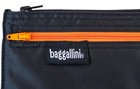 Baggallini Rfid Currency Organizer Pouch Belt Bag Black Neon Multi Zipper Nylon 