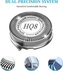 Hq8 Replacement Heads Compatible With Philips Norelco For Aquatec Shavers Pt720 