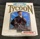 Microprose Sid Meier s Railroad Tycoon Cib Amiga 3 5  Floppy Disks With Manuals
