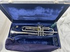 F  Besson Brevete Silver Trumpet  Made In France With Case