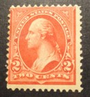 Scott  279b Mint H 1899 Washington -- Printed On Gum Side