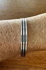 Beautiful Navajo Sterling Silver Stamped 925 Bracelet 17 88 Grams