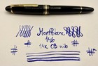 Rare Mint Montblanc Meisterstuck 146  Fountain Pen-14k Ob Nib- Piston- 149 145