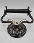 Vintage Amerock Carriage House Toilet Paper Holder Roller Tissue Antique Brass