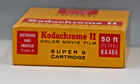 Kodak Kodachrome Ii Color Movie Film Type A Super 8 Cartridge 50 Ft Exp Aug 1972