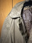 Vintage Military Issued Raincoat 1958 Men s Long With Belt 38 Long Trench Coat
