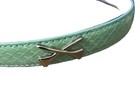 Lb Belt Company Green Genuine Snakeskin Golf Belt Women s Size Large