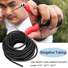 Latex Rubber Tubing  3 8in Od 1 4in Id Slingshot Bands 33 Ft  Black