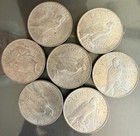 Lot Of 5 1922-1935 90  Silver Peace American Dollars - Uncirculated Mixed Dates