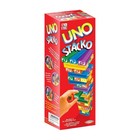 Uno Stacko Party Game Colored Stacking Blocks Balance Mattel S l 45 Pieces Block