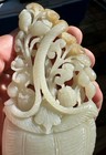 Hetian Jade Hollow Carved Statue