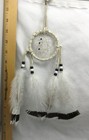 Native American Dream Catcher  3  White black Dreamcatcher  Cherokee coa  dc3-20