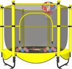 60  Trampoline For Kids  5 Ft Indoor   Outdoor Toddler Baby Trampoline With B   