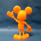 Vintage 1971 Walt Disney Mickey Mouse Orange Figure Marx Toys  I