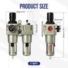 Cnzg Pneu Npt 1  Air Compressor Water Separator Regulator With Gauge