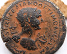 Roman Imperial   Trajan   Ae Dupondius   114-117 Ce   Rome   S-c   Oak Wreath