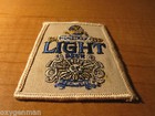 Vintage Schlitz Light Beer Advertising Dealer Embroidered Cloth Patch