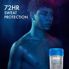 Men s Antiperspirant Deodorant  72hr Sweat Protection clear Gel cool Wave 0 5 Oz