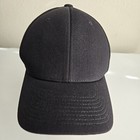 Blank Flexfit L xl 6 Panel Cap Hat Baseball Original Black Yupoong Polyester