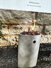 Threshold 17  Patio Deck Outdoor Tabletop Outdoor Propane Gas Fire Column Pit