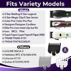 6 Pcs Clipper Guard Set For Wahl  Premium Nylon Trimmer Guards For Wahl  1 2    