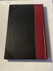 Vintage Cash Ledger Book With Red   Black Cover  Blank Inside Never Used 8 x5 