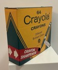 Binney Smith Crayola Crayons  64 Box Built In Sharpener Retired Colors Nos