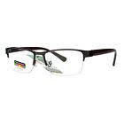 Multi Focus Progressive Reading Glasses 3 Powers In 1 Reader Rectangle Half Rim
