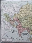 Asia China Japan Korea Russia India Persia Arabia Ottoman Empire 1858-59 Map