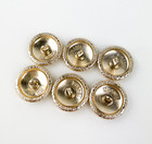 Cc Designer Vintage Designer Gold Button Stamped   6 Pc Bundle