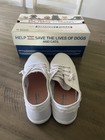 Skechers Bobs B Cute White Canvas Sneakers Memory Foam Vegan Machine Washable W