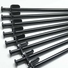 10pcs Heavy Duty 8  Steel Pegs Solid Camping Trip Tent Ground Stakes Nail Anchor