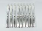 Antique 1900 German Solid 800 Silver Set 9 Fish Dessert Knives Knife August Timm