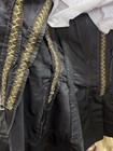  25-57  1890 s Severe Cut  Black Silk Day Gown 2 Pc  Possibly Riding Ensemble
