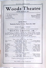 1920 Playbill - A h  Woods Chicago Monte Criasto Jr Art Deco Rare Program Tf-13