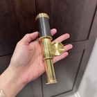 Vintage Brass Handheld Gold Nautical Marine Spyglass 3-draw Pocket Telescope