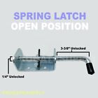 7  Sliding Spring Latch Loaded Barrel Trailer Gate Pin Lock Heavy Duty   2 Pack