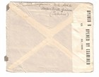 1943 Haifa Palestine Censored Cover To San Francisco