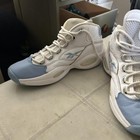 Reebok Allen Iverson Inspired Men s Basketball Sneakers White Blue