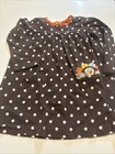 Baby Girl 24 M Dress Turkey Thanksgiving Brown Carters