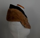 Vintage Light Brown Mink Real Fur Collar