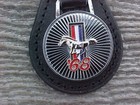 1968  68 Ford Mustang Leather Key Fob Vintage Nos Custom-made Hi-quality