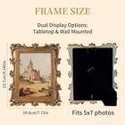 Vintage Antique Gold 5x7 Picture Frame  Ornate Baroque Style 5x7 Bronze
