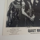 Quiet Riot Kevin Dubrow Frankie Banali Band Autographed Signed 8x10 Photo