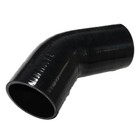 Automotive Silicone Tubing  Id 4   102mm  45 Degree Elbow  4  102mm  Black